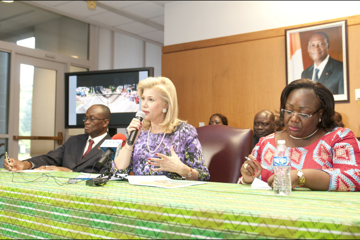 Mme Dominique Ouattara échange avec des Ivoiriennes vivant sur la côte Est des Etats-Unis