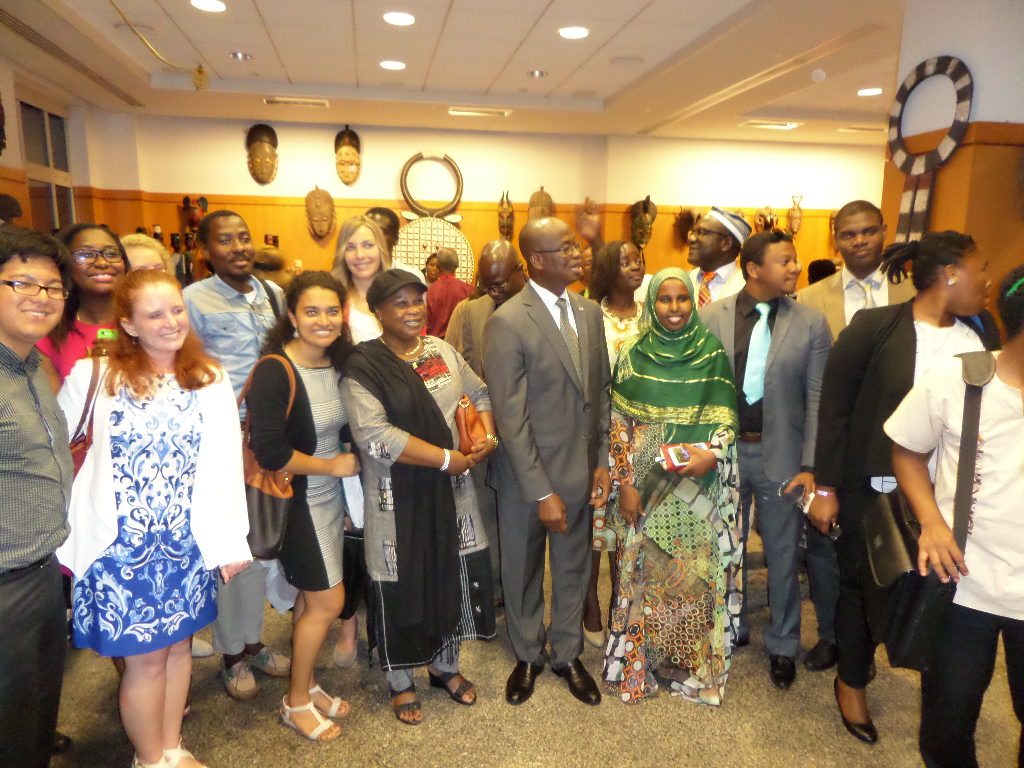 Young African Fellows Farewell Reception by United National Association hosted by the Embassy of Côte d’Ivoire, September 10 2015 