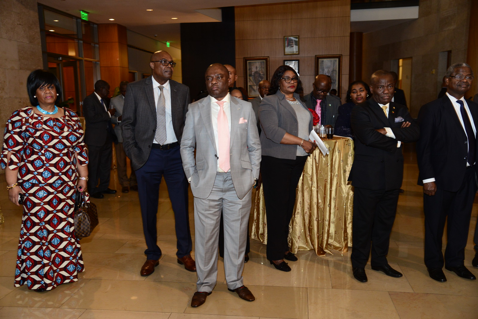 Farewell reception in honour of H.E Jeremiah C.Sulunteh , outgoing Ambassador of Liberia to USA at the Embassy of Nigeria