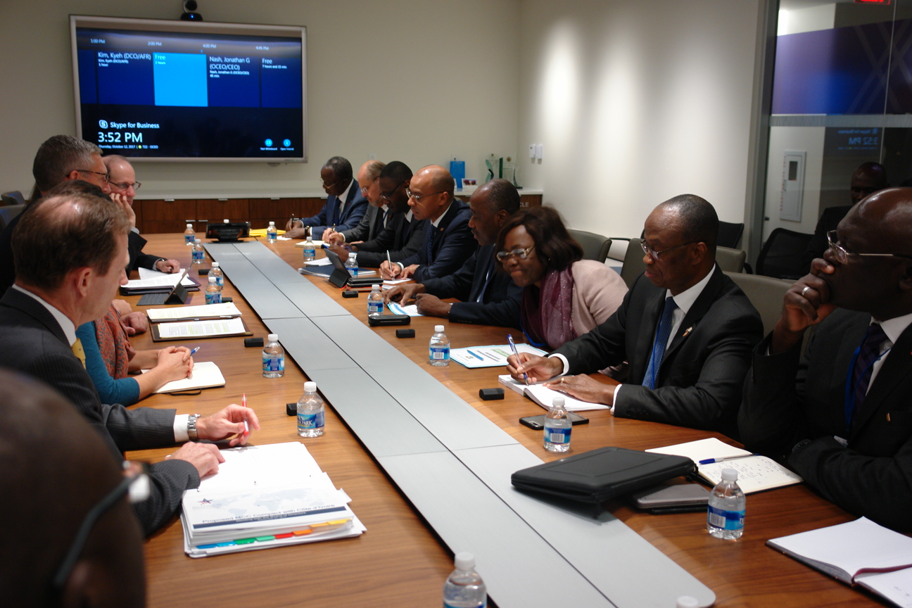 En images : Le Premier Ministre Amadou Gon  Coulibaly à Washington , DC pour les assemblées annuelles du FMI et de la Banque mondiale