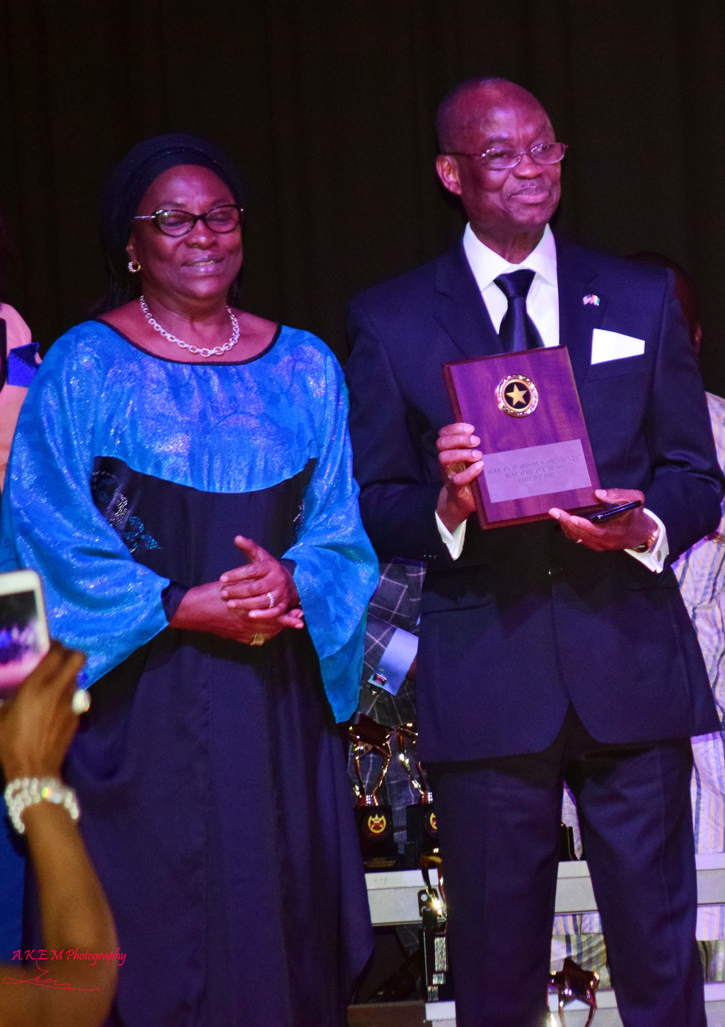 Revivez en images la consécration de l'Ambassade de Côte d’Ivoire   à l’African Awards of Washington (AWA) 2017 