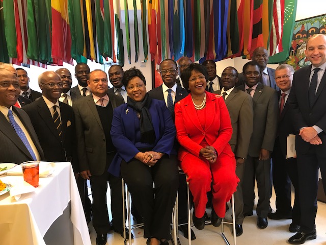 The African Ambassadors group hosted a farewell reception for H.E Ambassador Daouda Diabaté