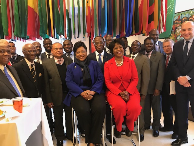 The African Ambassadors group hosted a farewell reception for H.E Ambassador Daouda Diabaté