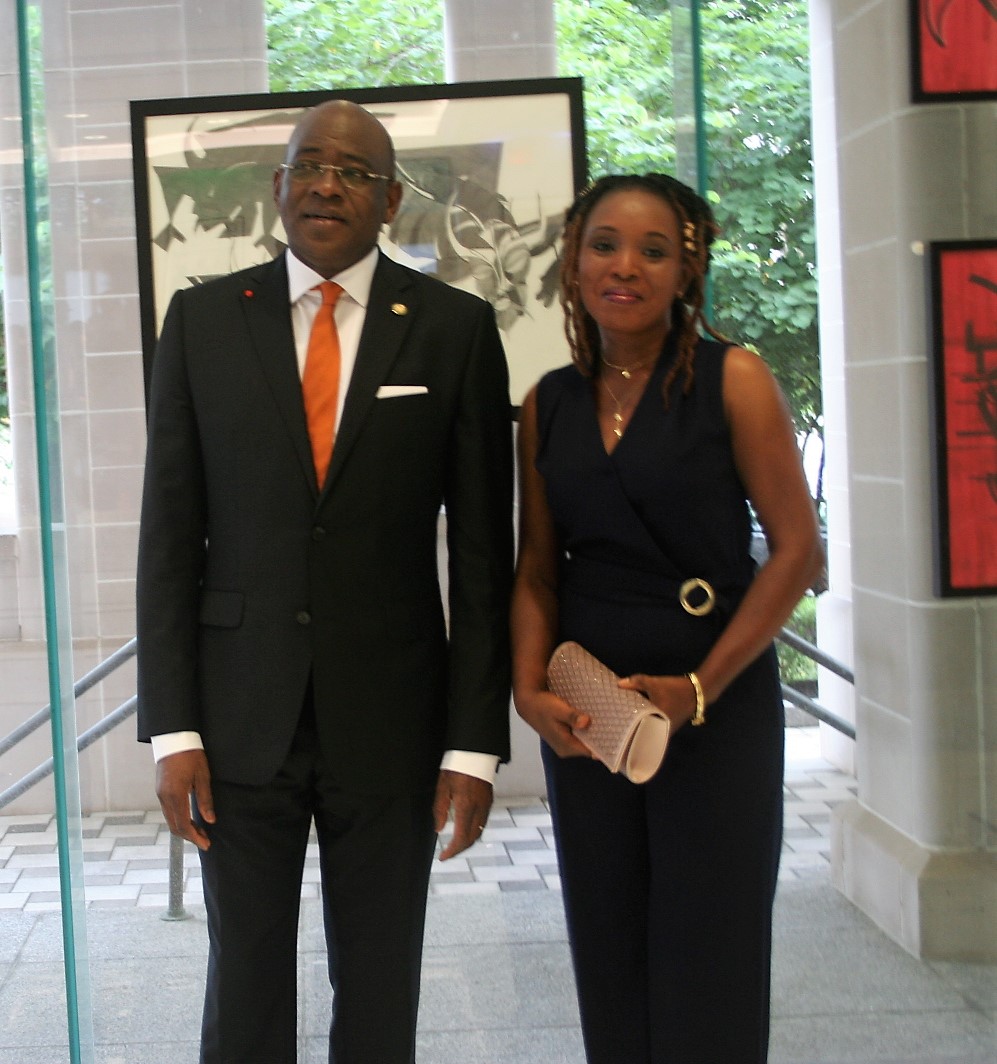 Accueil des invités pour la celebration du 58ème anniversaire de la Côte d’Ivoire aux USA 