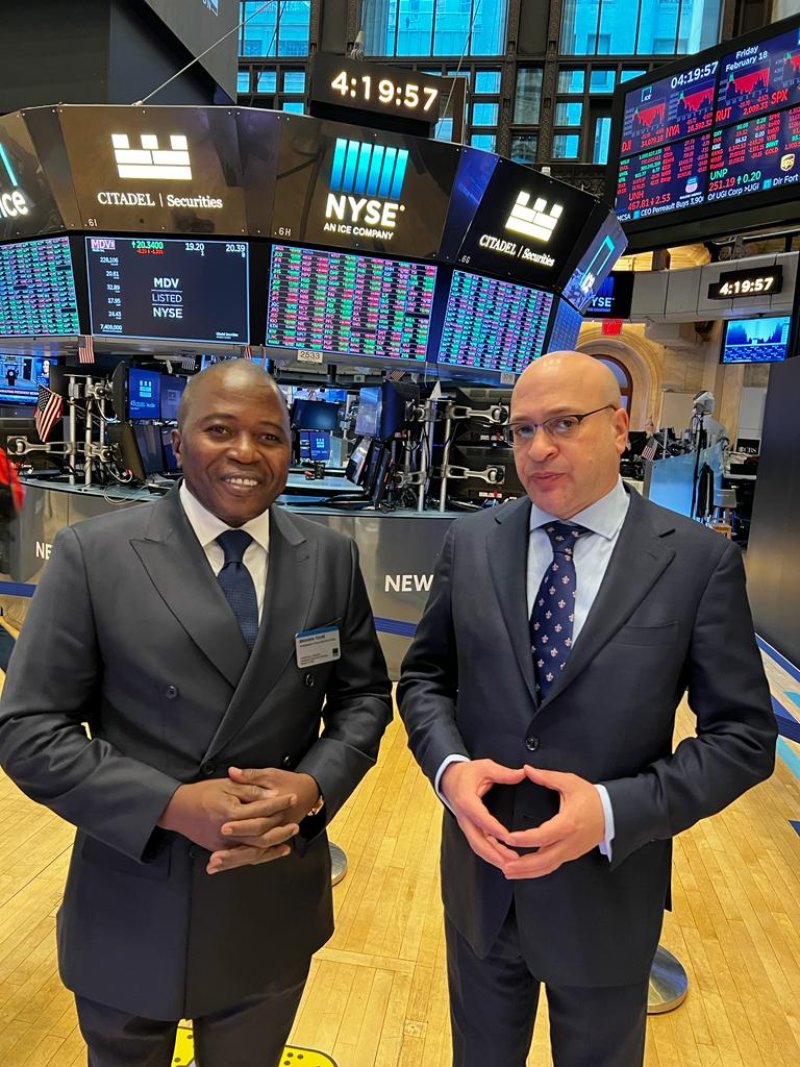 La Côte d’Ivoire  à la cérémonie du  Bell ringing de la Bourse de Valeurs de New York 