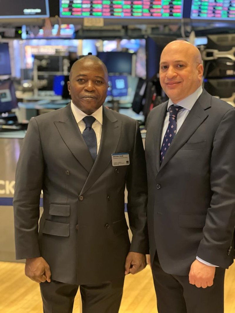 La Côte d’Ivoire  à la cérémonie du  Bell ringing de la Bourse de Valeurs de New York 